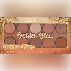 Beauty Treats Golden Glow Matte Bronzer Palette - New